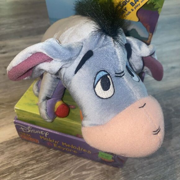 Fisher Price Disney Makin' Melodies Eeyore Plush Plays Drum 18M+ New In Box - Picture 2 of 8